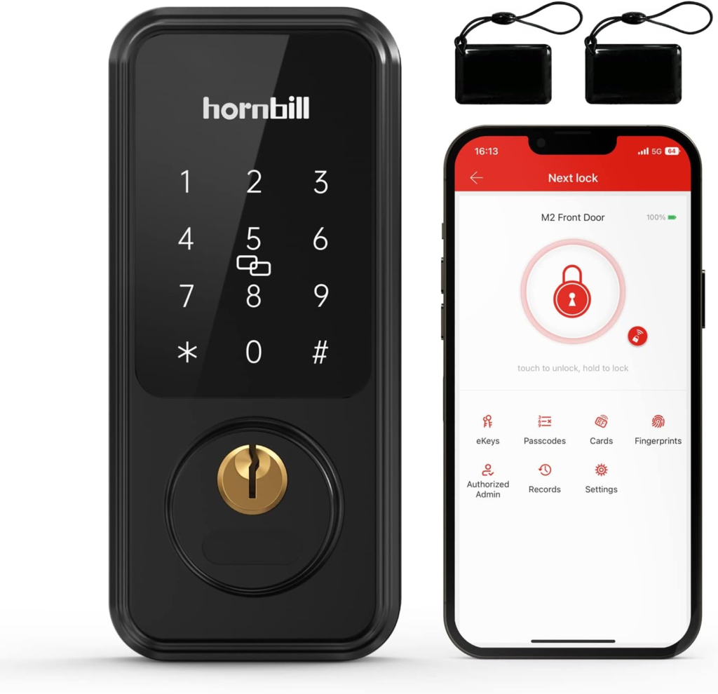 Hornbill Keyless Entry Keypad Door Lock